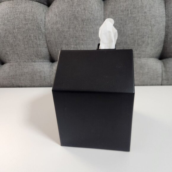 Umbra Square Casa Tissue Box Cover - House Shape Black - Picture 5 of 7